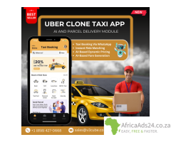 Uber Clone Taxi App with AI and Parcel delivery Module