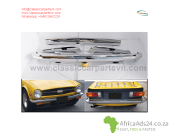 Triumph TR6 (1976) bumpers without license plate shield