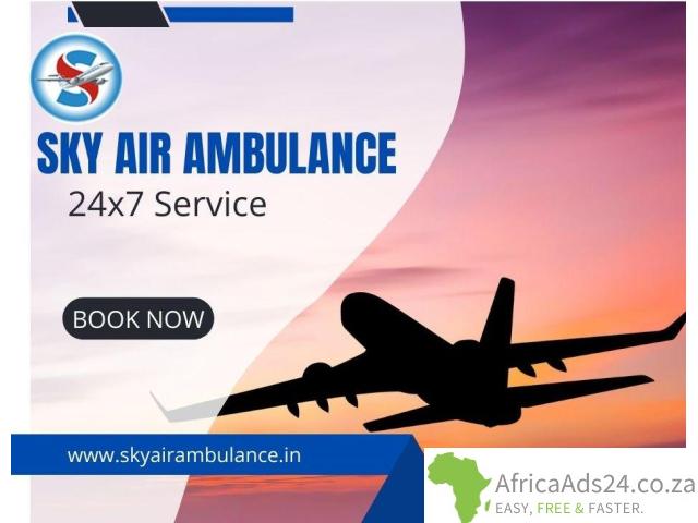 Utilize Sky Air Ambulance from Delhi with Life-Saving Medical Features - 1