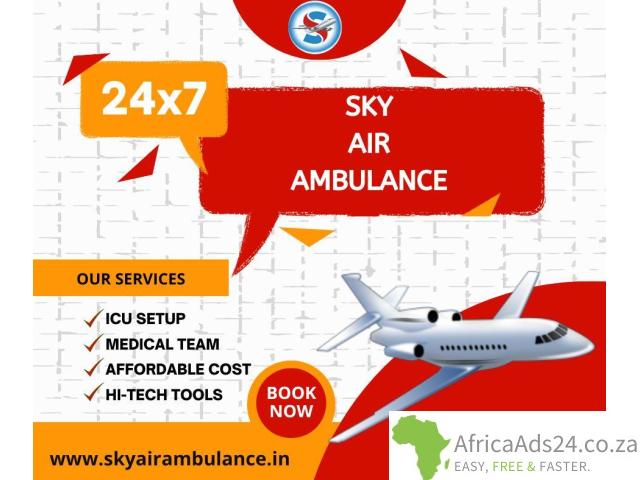 Sky Air Ambulance from Raipur with Advanced Medical Features - 1