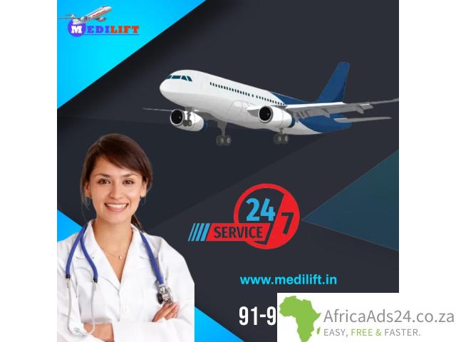 Get Top Notch Air Ambulance Services in Patna with Superior Amenities by Medilift - 1