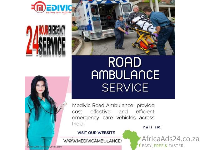Medivic Ambulance Service in Railway Station | Maintain Complete Hygiene - 1