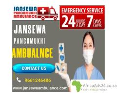 Convenient Care of the Patient At the Time of  Shifting in Chattarpur by Jansewa Panchmukhi