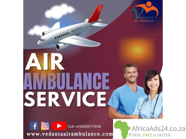 Vedanta Air Ambulance Service in Patna – Secure and Comfortable - 1