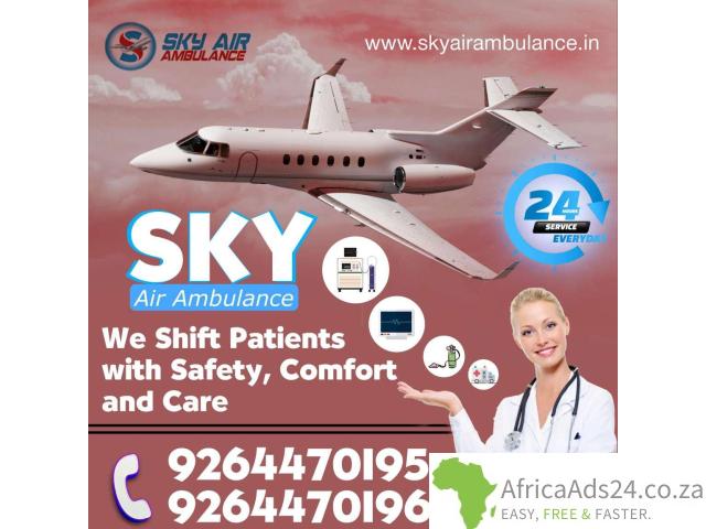 Sky Air Ambulance Service in Guwahati | Completely Hygienic - 1