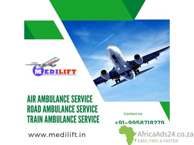 Now Quickly Choose Hi-Tech Air Ambulance in Kolkata by Medilift - 1