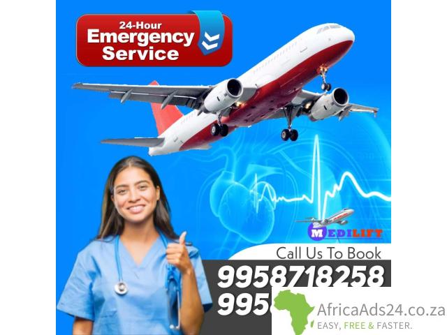 Utilize the Finest ICU Air Ambulance in Ranchi by Medilift with Expert Doctor - 1