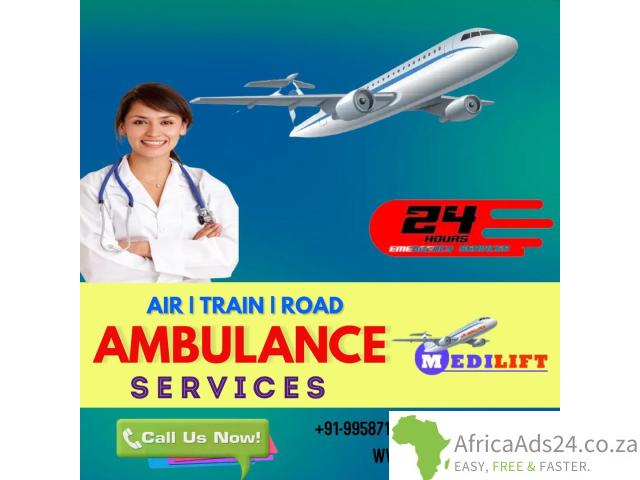 Medilift Air Ambulance in Bokaro for Quick Shifting with All Medical Benefits - 1