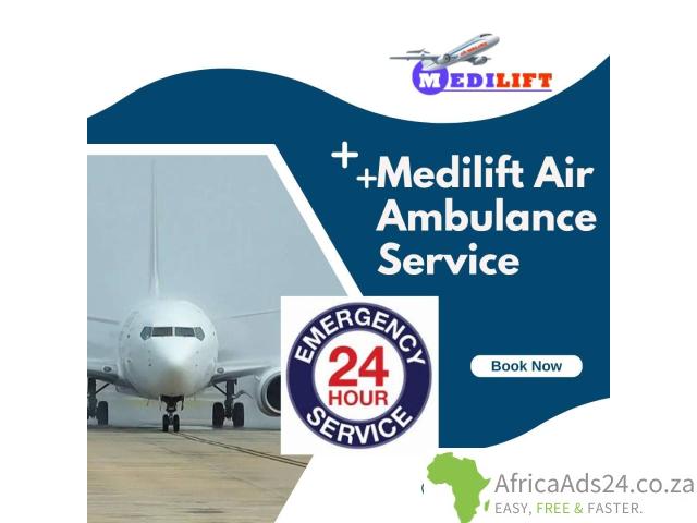 Contact Medilift for a Highly Advanced Air Ambulance in Patna at Low Cost - 1