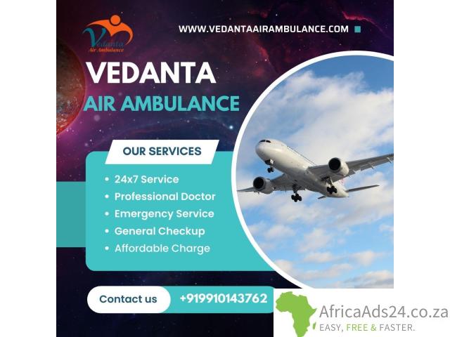 Use Vedanta Air Ambulance from Kolkata with Life-Sustaining Medical Services - 1