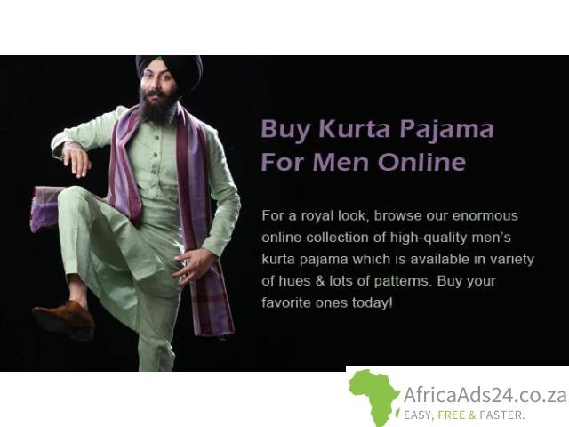 Buy Kurta Pajama for Men Online | Men Ethnic Wear - 1