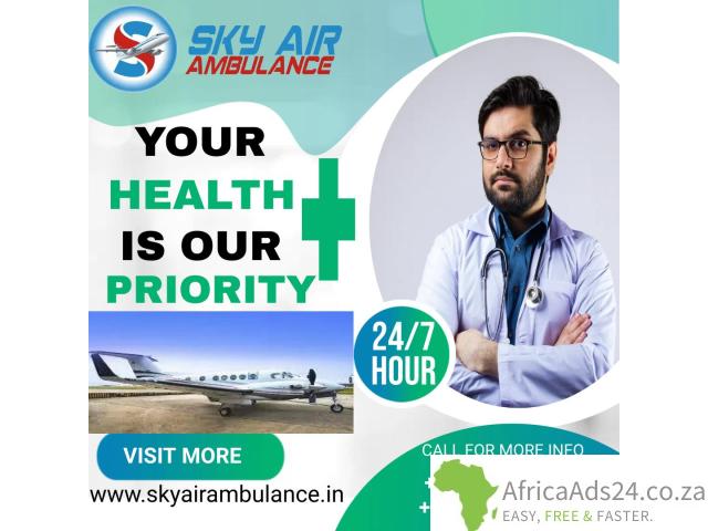Comfortable Patient Transfer with Sky Air Ambulance Service in Brahmapur - 1