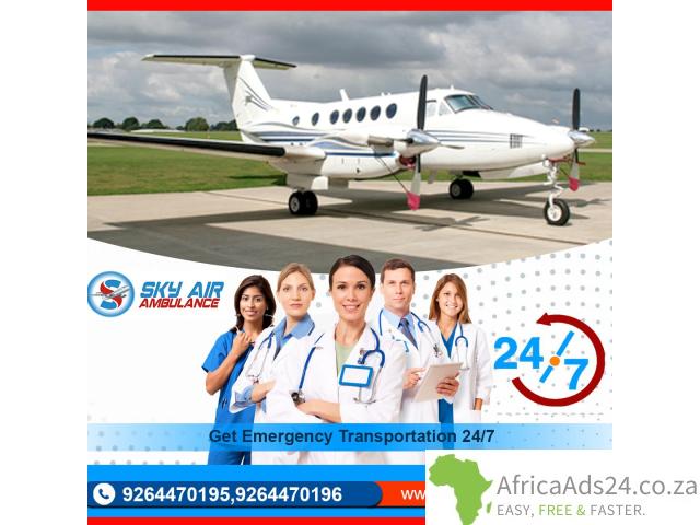Fast and Comfortable Patient Transfer Service by Sky Air Ambulance from Patna - 1