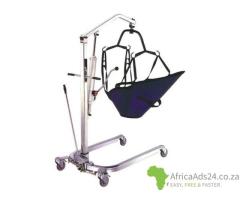 MR WHEELCHAIR SOUTH AFRICA HYDRAULIC PATIENT HOIST SUPPLIED WITH SLING- MEDIUM