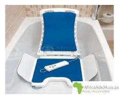 MR WHEELCHAIR FLOWER BATH LIFT (no transfer board):