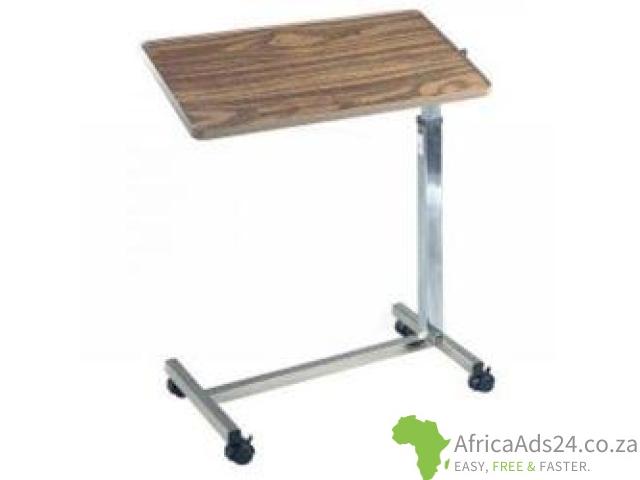 MR WHEELCHAIR OVER - BED TABLE STANDARD OR WITH TILT - 1
