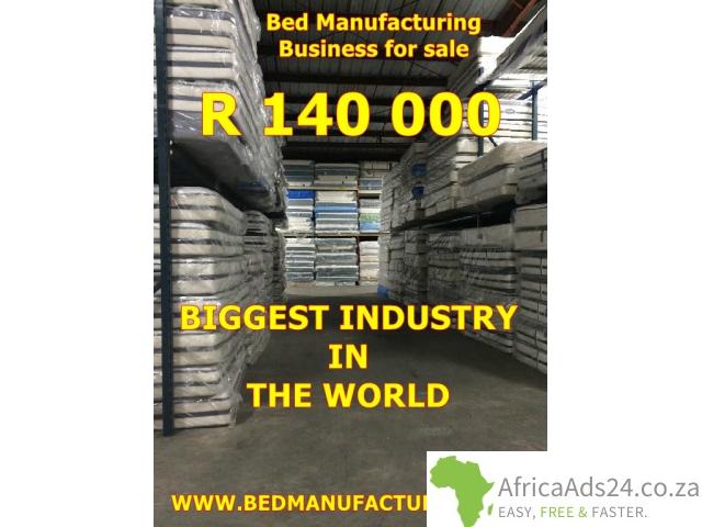 BEDS Business For sale (BED MANUFACTURING FACTORY FOR SALE)  R140 000 - 1