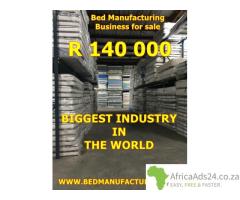 BEDS Business For sale (BED MANUFACTURING FACTORY FOR SALE)  R140 000