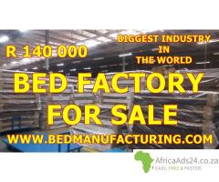 BEDS Business For sale (BED MANUFACTURING FACTORY FOR SALE)  R140 000