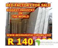 BEDS Business For sale (BED MANUFACTURING FACTORY FOR SALE)  R140 000
