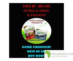 Achieve fuel savings ranging from 10% to 20% on Petrol, Diesel, and Paraffin!