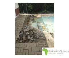 swimming pool destruction, in ground pool removal contractors