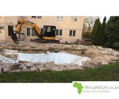 swimming pool destruction, in ground pool removal contractors