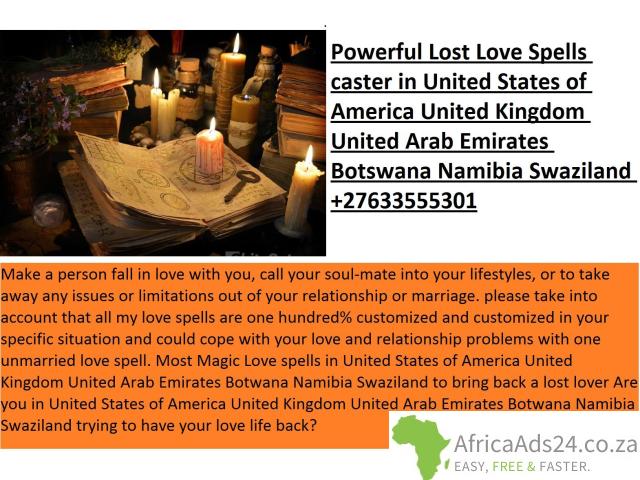 +27633555301 Trusted Lost Love *****s Caster SouthAFRICA classifieds - 1