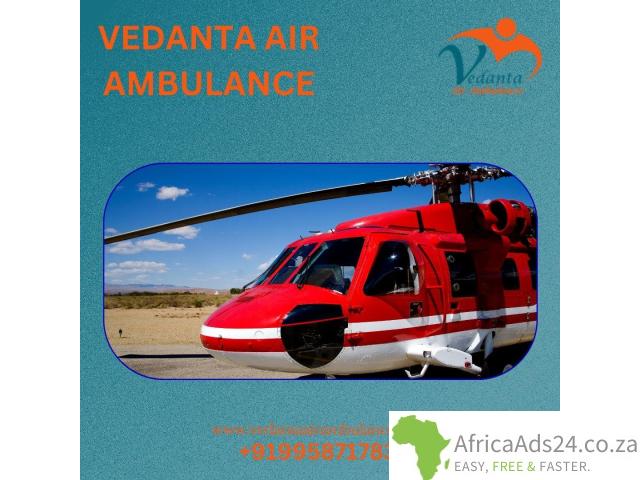 For Patient Requirment, Book Vedanta Air Ambulance Service in Chennai - 1