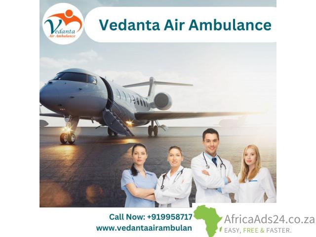 Choose Vedanta Air Ambulance in Guwahati with Essential Medical Features - 1
