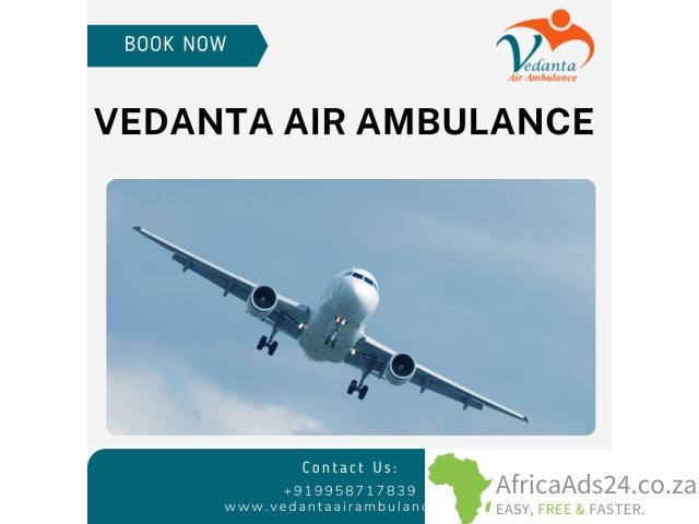Pick Vedanta Air Ambulance in Mumbai with Extremely Modern Medical Cure - 1
