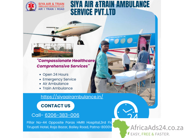 Siya Air Ambulance Service in Ranchi with Highly Experienced and Expert Medical Crew - 1