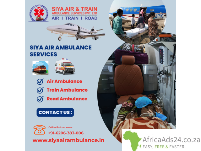Hire Siya Air Ambulance Service in Guwahati with Reliable Medical Evacuation - 1