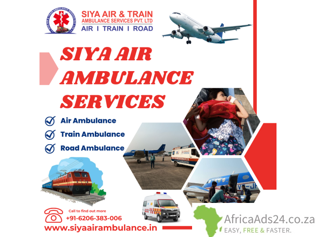 Siya Air Ambulance Service in Patna - With an Affordable Rate - 1