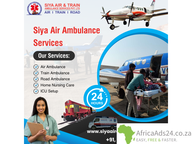 Siya Air Ambulance Service in Kolkata – Evacuate Urgently With All Helps - 1