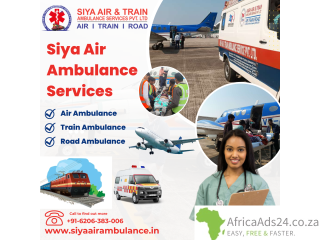 Siya Air Ambulance Service in Patna - You Can Switch Anytime - 1