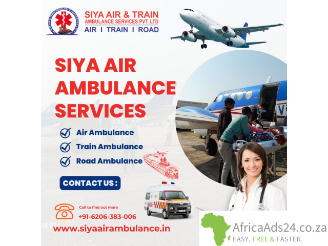 Siya Air Ambulance Service in Kolkata - Relocate With the Patient and Full Advantages - 1