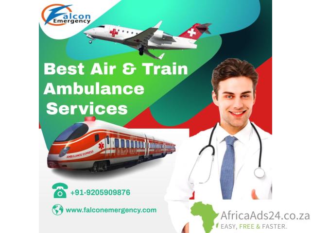 Avail of Top-class Falcon Emergency Train Ambulance Service in Kolkata for a Quick Patient Journey - 1