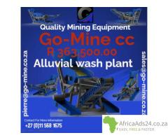 Go-Mine Alluvial wash plant R363,500.00