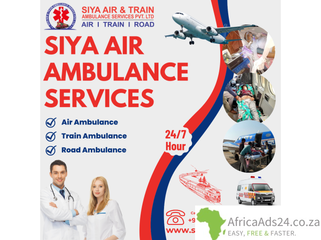Siya Air Ambulance Service in Patna - 24 Hours Available With Full Assistance - 1