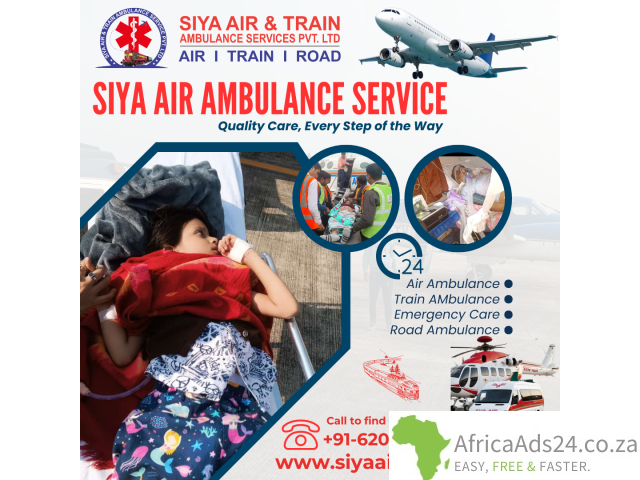 Siya Air Ambulance Service in Guwahati – Need The Great Care In Journey? - 1