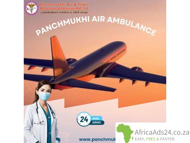 Take on Rent Panchmukhi Air Ambulance Services in Guwahati with Up-to-date Medical Facility - 1