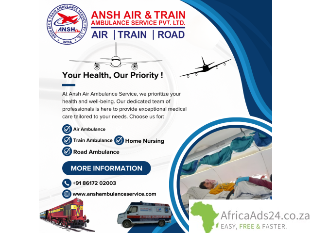 Ansh Train Ambulance Service in Ranchi – All Your Medical Facilities Are Here - 1