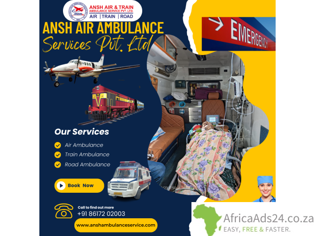 Ansh Train Ambulance Service in Kolkata – Ensure Comprehensive Care During Patient Transportation - 1