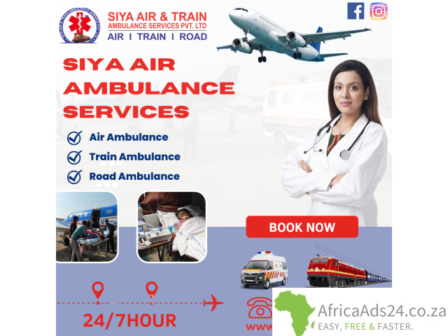 Siya Air Ambulance Service in Patna - Total Advanced Medical Facilities - 1