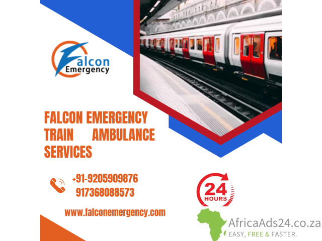 Gain Falcon Emergency Train Ambulance Service in Silchar - 1