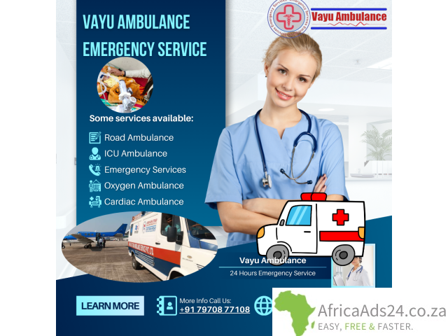 Vayu Road Ambulance Services in Ranchi - Equipped with the Latest Medical Technologies - 1