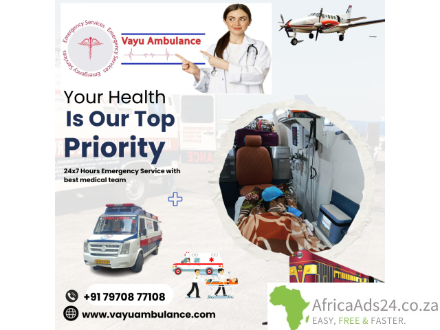 Vayu Road Ambulance Services in Danapur - With Reliable Emergency Medical Transfer Facilities - 1