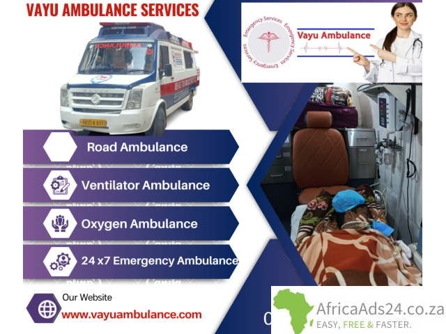Vayu Road Ambulance Services in Kankarbagh - Highly Trained Medical Professionals - 1