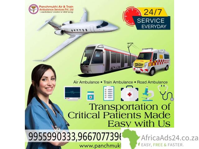 Hire Superior Panchmukhi Air Ambulance Services in Kolkata for Risk-free Patient Transfer - 1